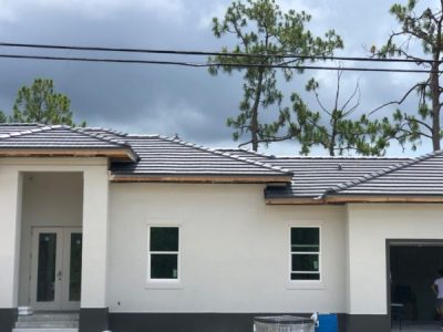Concrete Roofing Tile Installation